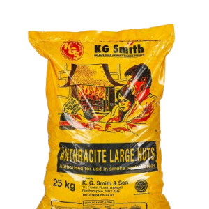 Anthracite Large Nuts – 25 kg, Single Bag